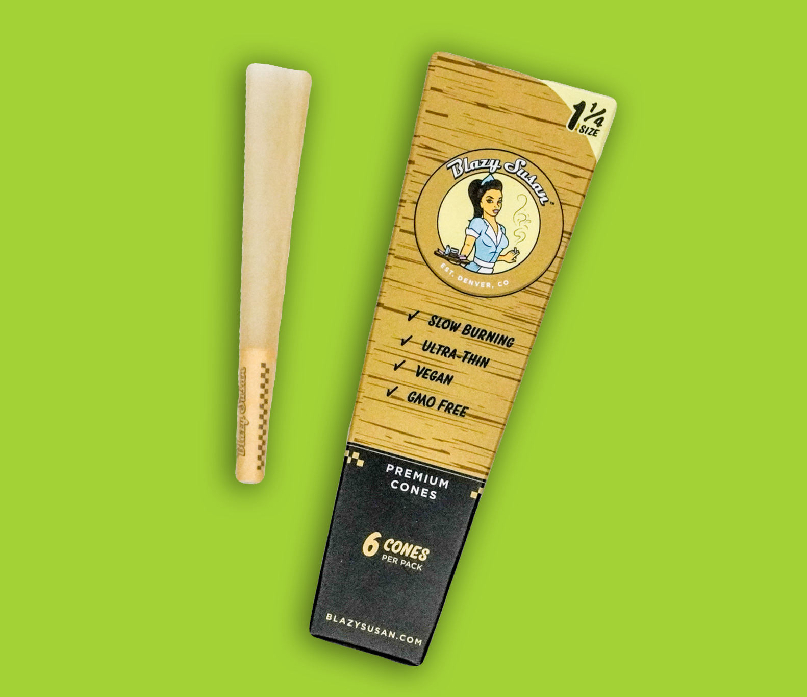 Blazy Susan 1¼" Cones - Unbleached